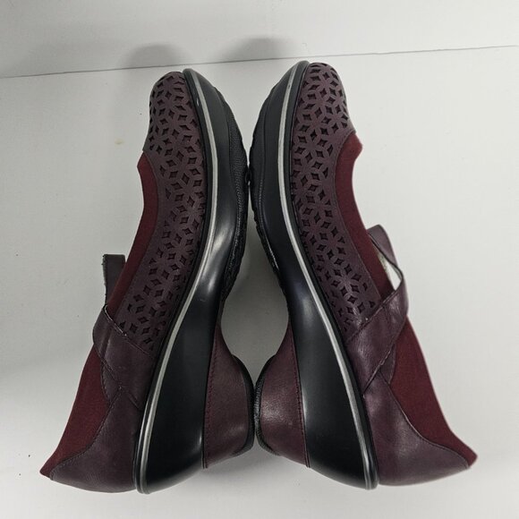 JBU Alcante Mary Janes Burgundy Y2K 11M - Picture 6 of 10